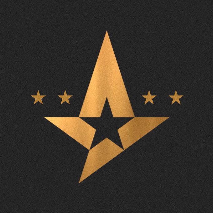 astralis官方推特更换金色logo 四星金色astralis正式